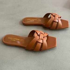 YSL Yves Saint Laurent Tribute leather sandals